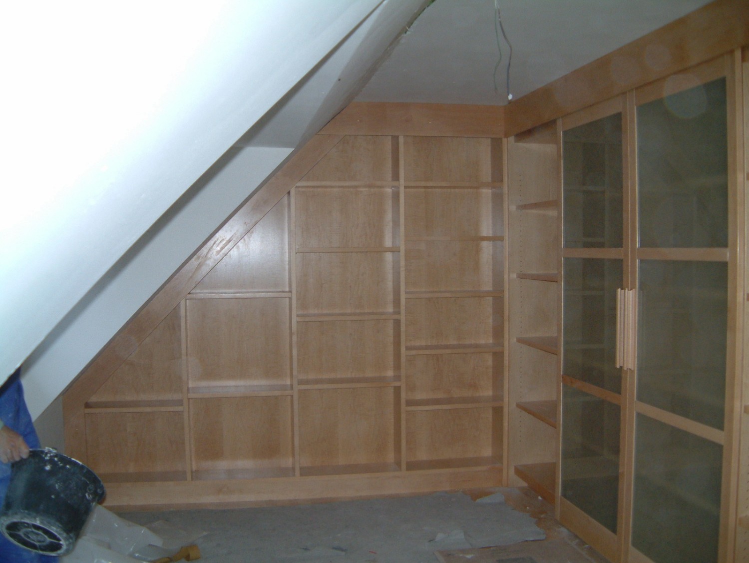 Einbauschrank Erle Echtholz